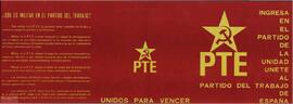“Ingresa  en el partido de la unidad. Únete al Partido del Trabajo de España”