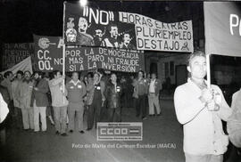 Manifestación en defensa del empleo y por el cumplimiento del ANE