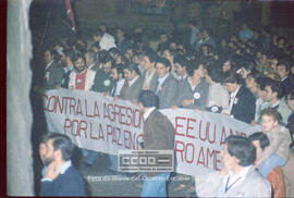 Manifestación en defensa de Nicaragua celebrada en noviembre de 1984 – 35