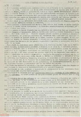 “A la juventud y a todo el pueblo. A todo el distrito”. Declaración del Comité Ejecutivo-Juventud Comunista de España (marxista-leninista)
