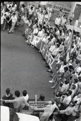 Manifestación en Sevilla del PCA contra la entrada de España en la OTAN