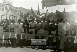 Manifestación 1o de Mayo de 1979 en Sevilla