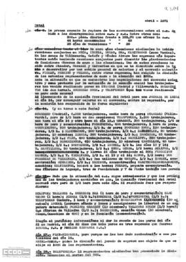 Informe sobre la conflictividad diaria en distintas empresas de España.