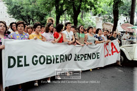 Manifestación de la mujeres de los trabajadores de ISA  – 08