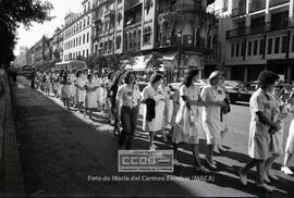 Marcha de las auxiliares de clínica reivindicando su equiparación a FP1