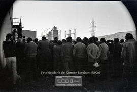 Huelga en las minas de Aználcollar