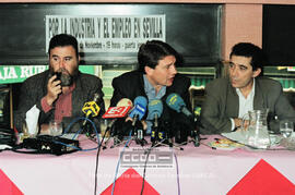 Rueda de prensa y asamblea de CC.OO. Sevilla con Antonio Gutierrez – 16