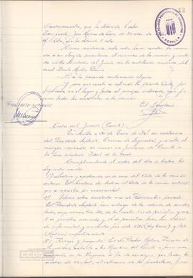 1967 (31 de enero) – Acta del Comité de Seguridad e Higiene