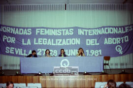 1a Jornadas Feministas Internacionales celebradas en Sevilla 27-28 de Junio 1981