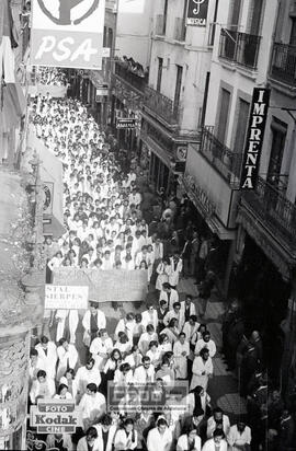 Manifestación de estudiantes de Medicina pidiendo prácticas – 10
