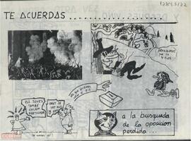 “Te acuerdas...”. Organizació Universitaria del PTC.