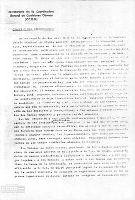 Circular del Secretariado