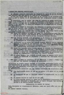 Comunicado del [PTA] a todos los comités provinciales sobre la realización de las tareas necesarias para conseguir la abstención masiva en el referéndum del 15 de diciembre.