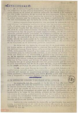 Estudio sobre la reforma del ejército