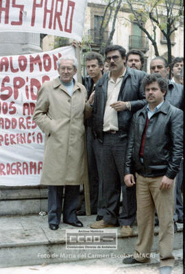 Visita de Marcelino Camacho a Sevilla