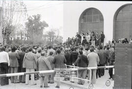 Asamblea de trabajadores de C.A.S.A. en las puertas de la fábrica – 01