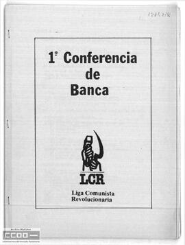 “1ª Conferencia de Banca”