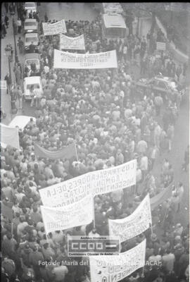 Concentración y manifestación de trabajadores del Ministerio de Defensa (personal laboral no funcionario)