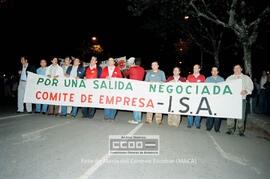 Manifestación de los trabajadores de I.S.A. – 25