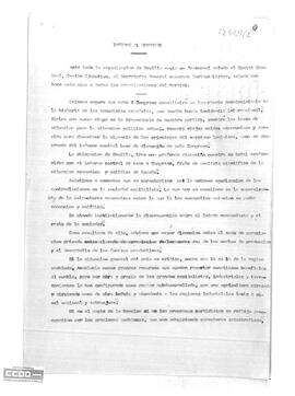 Informe presentado por la delegación de Sevilla al X Congreso del PCOE.