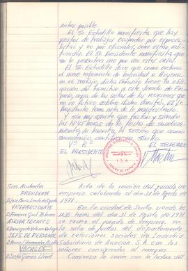 1971 (31 de agosto) – Acta del Jurado