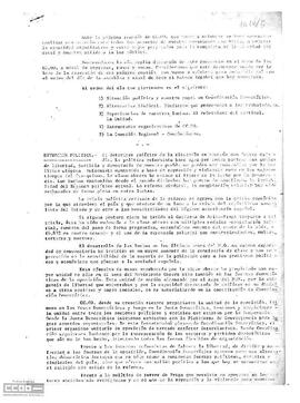 Informe sobre los aspectos organizativos de Comisiones Obreras.