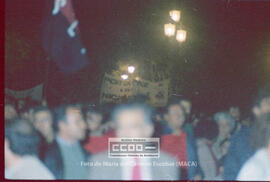 Manifestación en defensa de Nicaragua celebrada en noviembre de 1984 – 36