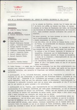 1976 (7 de abril) – Acta del Jurado