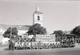 Encierro de protesta de trabajadores de la madera de San Juan del Puerto – 19
