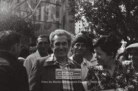 Visita de Marcelino Camacho a La Luisiana y a Puebla de Cazalla