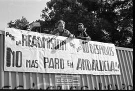 Encierro y huelga de hambre de los delegados CCOO en FASA
