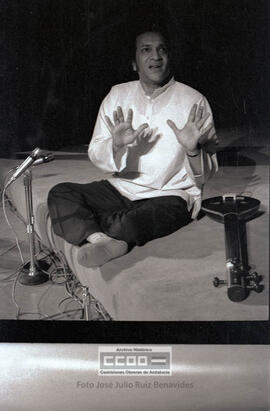 Actuacion en el teatro Lope de Vega de los musicos indios Ravi Shankar y Al-Rakh – 20