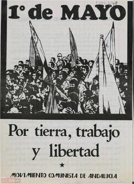 “1º de mayo: por tierra, trabajo y libertad”. Llamamiento del Movimiento Comunista de Andalucía a la participación en la manifestación