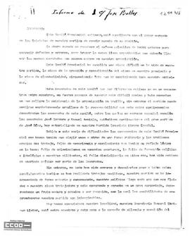 Informe por José M. Puelles.