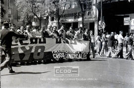Manifestación 1o de Mayo de 1979 en Sevilla
