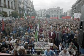 Mitin del PCA del 28F, día de Andalucía, de 1983