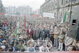 Mitin del PCA del 28F, día de Andalucía, de 1983