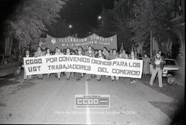 Manifestación de CC.OO. de Comercio Sevilla, en defensa de su convenio