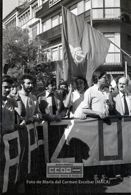 Manifestación en Sevilla del PCA contra la entrada de España en la OTAN