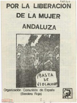 “Por la liberación de la mujer andaluza”. Comisión de la Mujer del Comité Provincial de Sevilla de la OCE (Bandera Roja)