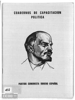 "Cuadernos de capacitación política".