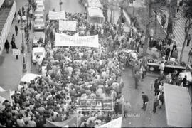 Concentración y manifestación de trabajadores del Ministerio de Defensa (personal laboral no funcionario)