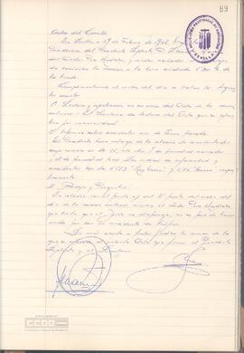 1968 (29 de febrero) – Acta del Comité de Seguridad e Higiene