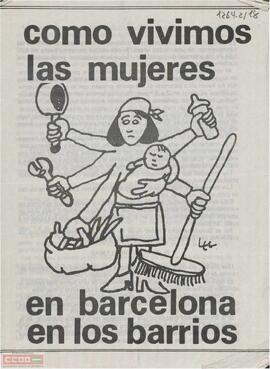 “Como vivimos las mujeres en Barcelona, en los barrios”