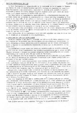 Carta de la Tendencia Obrera referente a sus diferencias con la Liga Comunista Revolucionaria