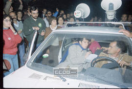 Manifestación en defensa de Nicaragua celebrada en noviembre de 1984 – 44