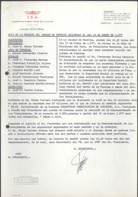 1977 (14 de enero) – Acta del Jurado