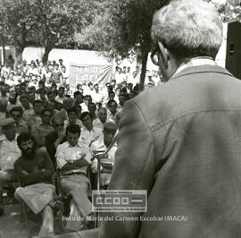 Visita de Marcelino Camacho a La Luisiana y a Puebla de Cazalla