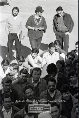Huelga en las minas de Aználcollar