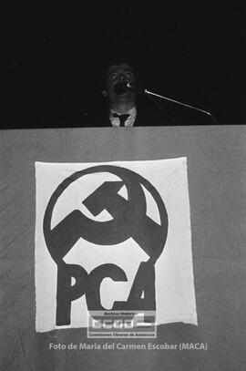 Acto del PCA con la intervención de Gerardo Iglesias